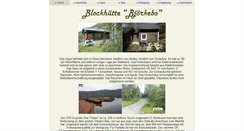 Desktop Screenshot of bjoerkebo.de